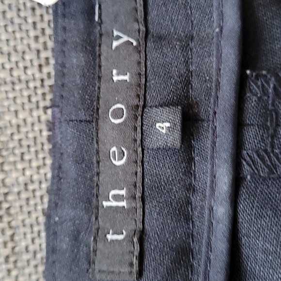 THEORY navy blue dress pants. SZ 4 - Picture 11 of 11